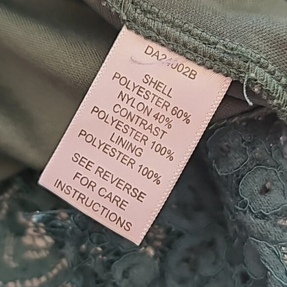 Nectar Women's Evening Dress Size Small Green Lace Spanish Party Midi Holidays - Picture 9 of 14